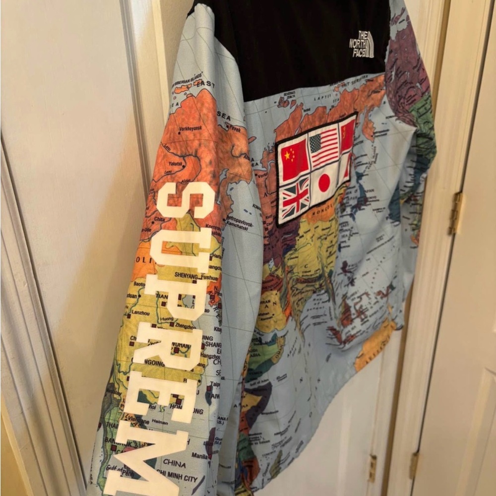 The North Face Multicolor World Map Jacket - image 2